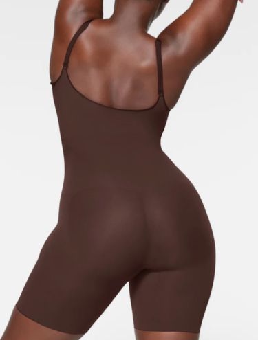 SKIMS NWT Everyday Sculpt Mid Thigh Bodysuit Espresso Size 4X