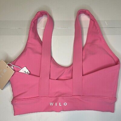 WILO, Intimates & Sleepwear, Wilo Ribbed Sports Bra In Pink Medium