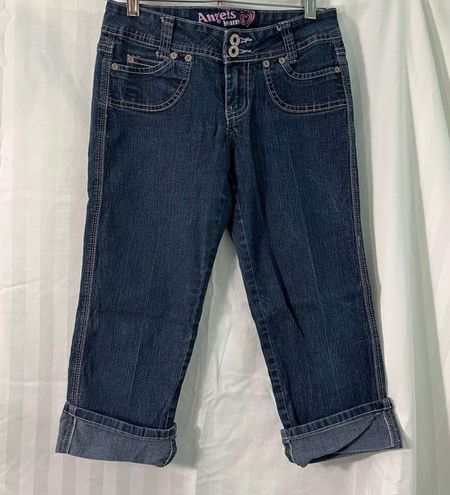 Angels Denim Angels Jeans Dark Wash Denim Low Rise Capris Juniors Size 3  Blue - $10 - From Trina's