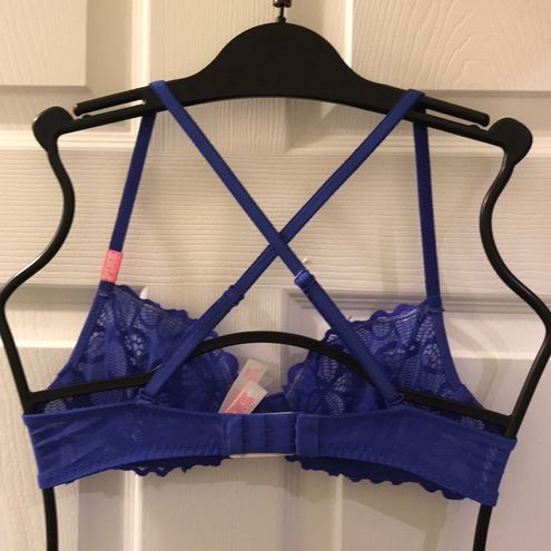 Victoria's Secret PINK Victoria Secret Underwire Unlined Bra Purple Size 32  B - $17 New With Tags - From Shirley