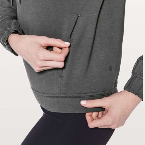 Lululemon 🔥 -Twisted & Tucked Pullover Hoodie Size 6 Gray - $85 - From  Summer