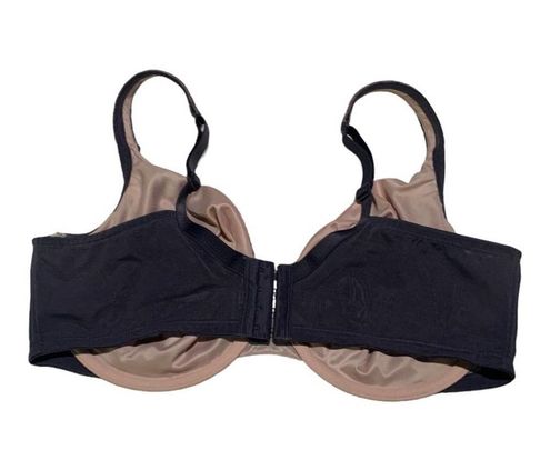 Cacique 42 ddd womens bra black pink lace underwire cute sexy no padding  Size undefined - $24 - From Bea