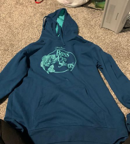 Bass Pro Shops bass pro shop Hoodie Blue Size L - $11 (45% Off Retail) -  From Alexis