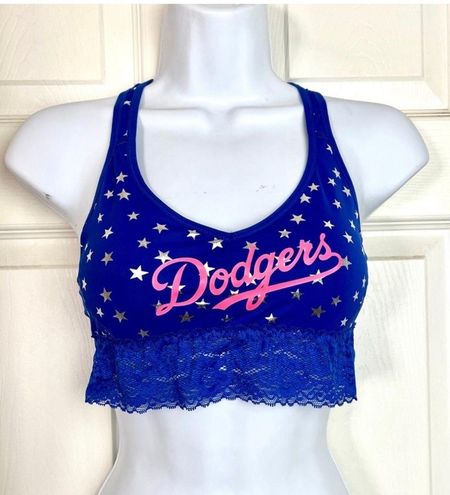 secret pink dodgers crop top