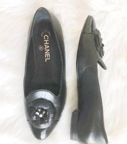 Chanel Camellia Cap Toe Flower Pearl Ballet Flats Multi Size 8 - $795 (14%  Off Retail) - From Royalty