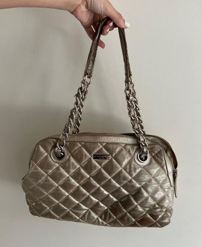 New Kate Spade Metallic Saffiano Leather Rose Gold CARSON Crossbody Purse  Bag | eBay