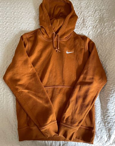 Nike Sportswear Club Fleece Pullover Hoodie Orange 30 From Luisa