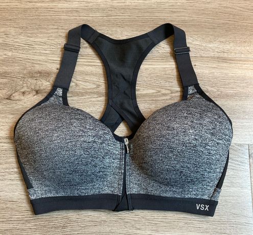 Victoria Secret Sport Grey Heathered Sports Bra- Size 32D – The