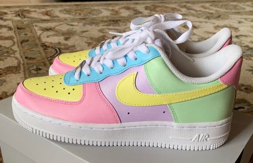 color block nike sneakers