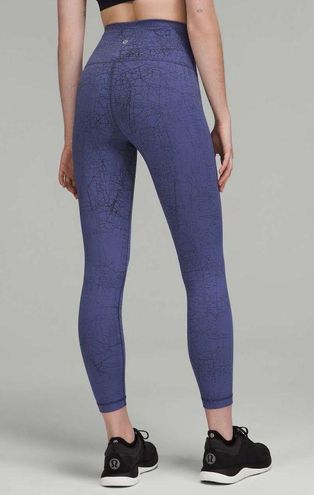 Lululemon Wunder Train Leggings 28” Blue Size XS - $53 (55% Off