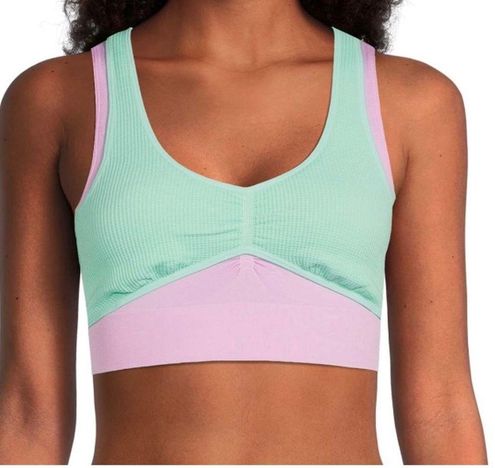 No Boundaries Juniors' Seamless Double Layered Bralette Size