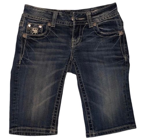 Miss Me Bermuda Shorts Blue Size 25 