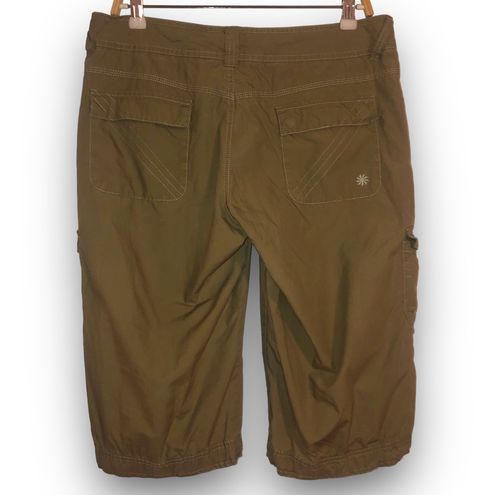 Athleta Dipper Capri Cargo Pants Tan Outdoor Activewear Hiking Women's 8 - $14  - From Kerrii