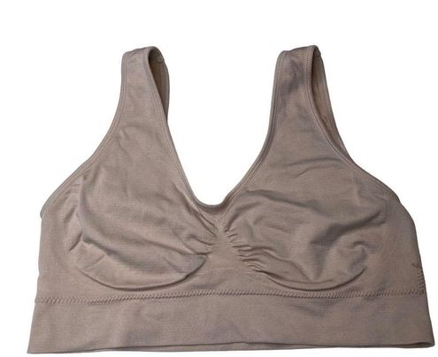 Coobie Style#9060 Seamless Comfort Sports Daily Bra Beige Sz Extra Large  Shaping - $8 - From Hannah