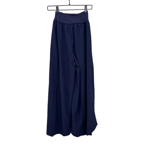 Breezeful™ High Waisted Back Waistband Pocket Palazzo Flowy Split Wide Leg  Quick Dry Casual Pants