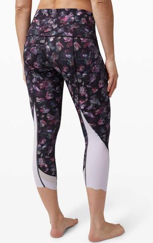 Lululemon Wunder Under Crop High-Rise *Roll Down Scallop Full-On