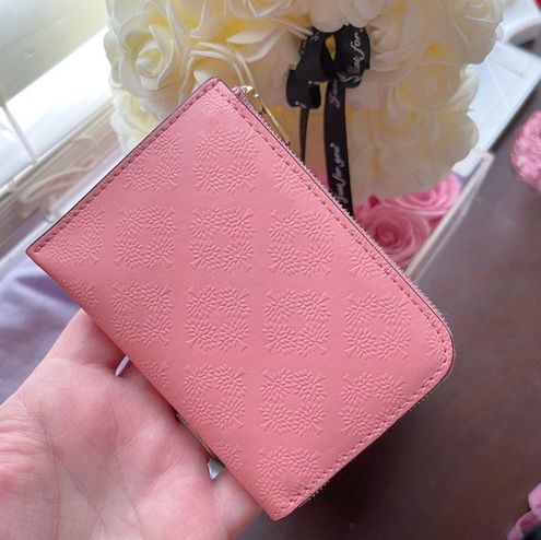 Mulberry, Bags, Authentic Mulberry Pink Tree Logo Zip Card Holder Wallet