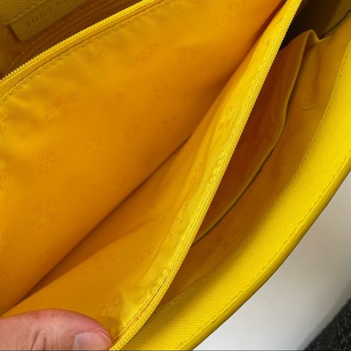 Tory Burch Sunny Yellow Saffiano Leather York Tote - $176 - From Allyson