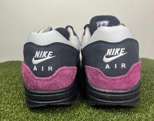 Nike Women's Air Max 1 Black/Geode Teal-Bordeaux - 319986-040