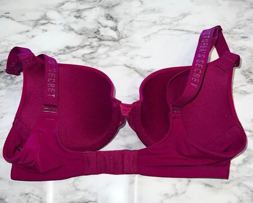 Victoria's Secret VS Magenta T-shirt Pushup Full Coverage Bra size