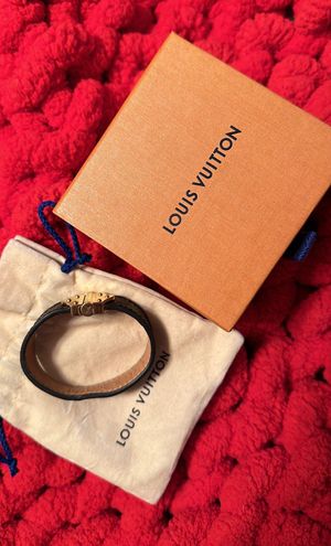 Louis Vuitton, Jewelry, Authentic Louis Vuitton Nano Monogram Bracelet  Size 9