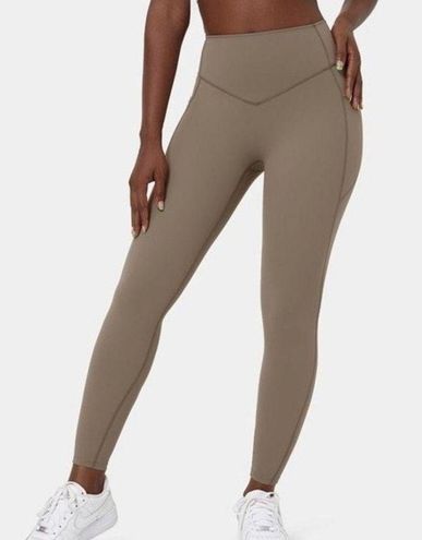 Halara Hay Brown size S High Waisted Side Pocket Shaping Training 7/8  Leggings - $18 (48% Off Retail) New With Tags - From Rhiannon