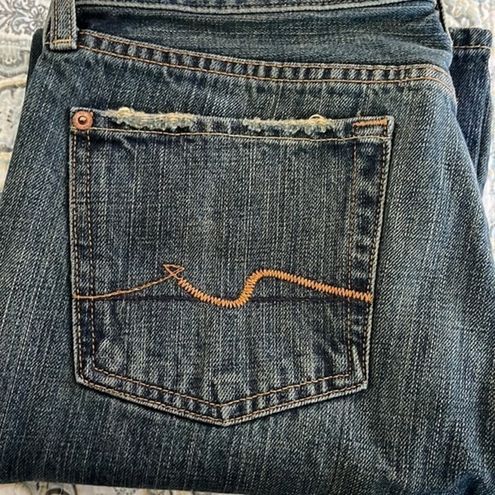 Lucky Brand 7‎ For All Mankind Boot Cut Zipper Fly Jeans Size 29