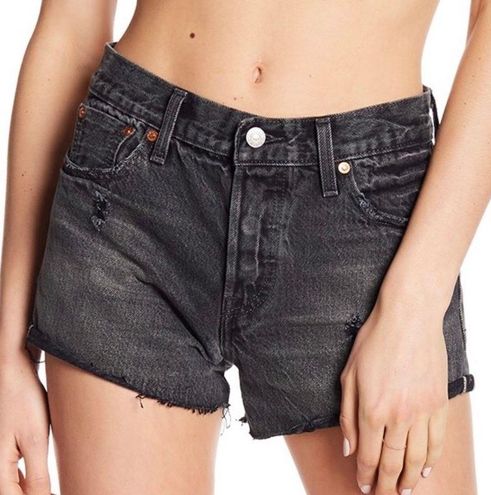 Levi's High Rise Wedgie Shorts Black Size 28 - $25 (44% Off Retail) - From  Kaia