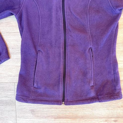 Columbia Sportswear Women's Purple Stand-Up Collar Full Zip Fleece Jacket  Small - $34 - From Natalia