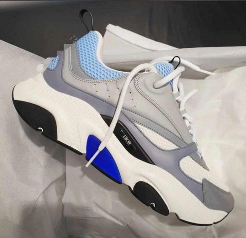 Dior B22 Sneakers White Grey Blue – The Luxury Shopper