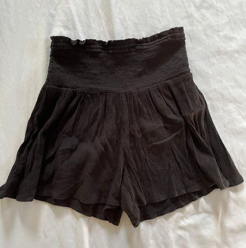 Aerie Black Flowy Shorts Size XS - $15 - From Delaney