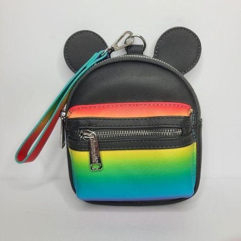 Disney Loungefly Rainbow Mickey Pride Mini Backpack