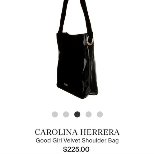 Carolina Herrera Velvet Crossbody Bags