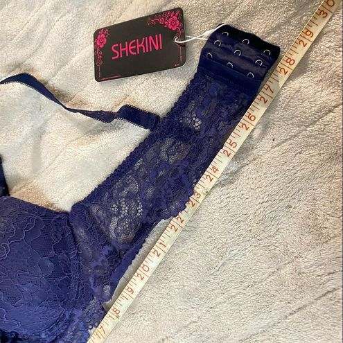 Shekini NWT DARK BLUE LACE BRA Size 38 B - $10 New With Tags - From Kozette