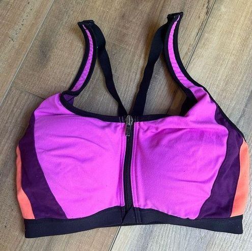 Victoria Secret Sport Sports Bra Black Silver 34D