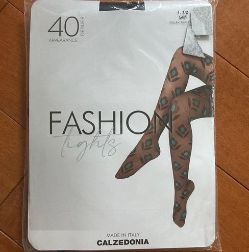 Calzedonia Wild Print Fashion Tights. S/M Black - $15 (25% Off Retail) New  With Tags - From Jayoung