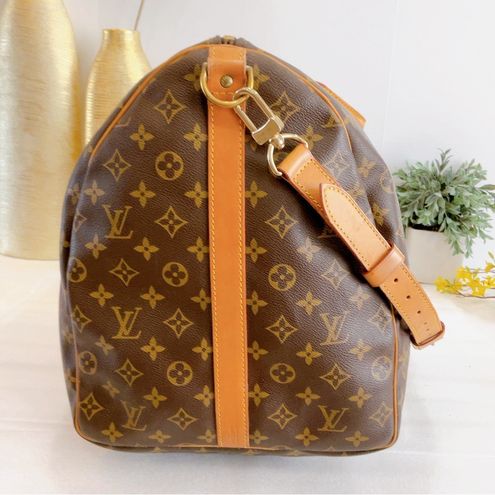 Louis Vuitton BEAUTIFUL ❤️Authentic Keepall 60 Bandouliere w/ strap  Monogram - $1191 - From Uta