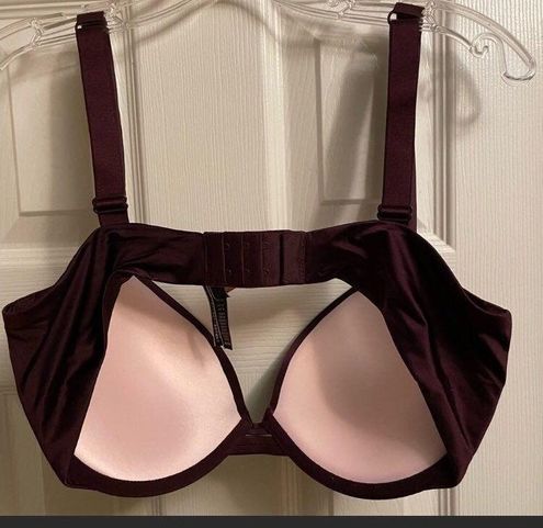 Victoria's Secret Victoria Secret Shine Bra 34D Burgundy Size 34 D