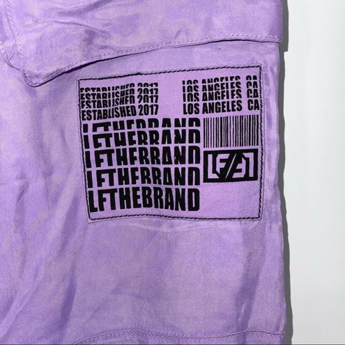 LF THE BRAND CARGO STYLE LIGHT PURPLE LIGHTWEIGHT