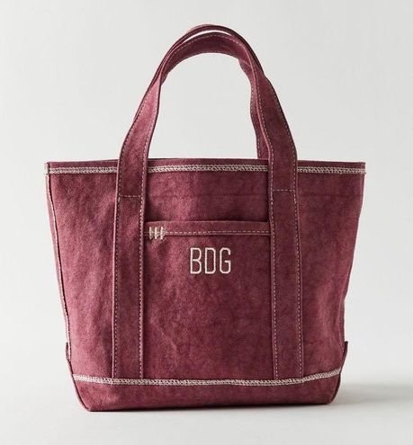 BDG Mini Washed Canvas Tote Bag NWOT - Maroon Red - $24 - From Lyn