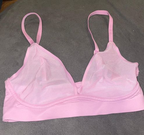 Aerie Smoothez Pink Mesh Bralette - $10 (71% Off Retail) - From Aubrey