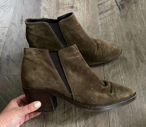 Aquatalia LILLIAN Herb suede bootie size 10 125 From Amber