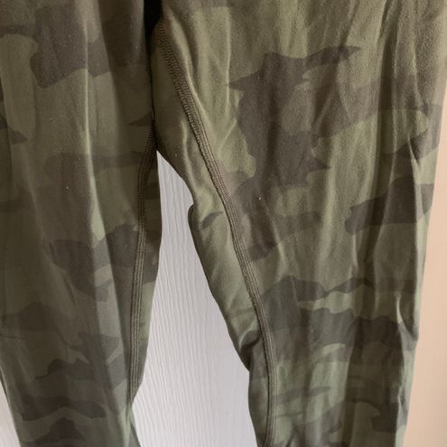 Lululemon Women's 4 Align Pant 28 Heritage 365 Camo Green Twill