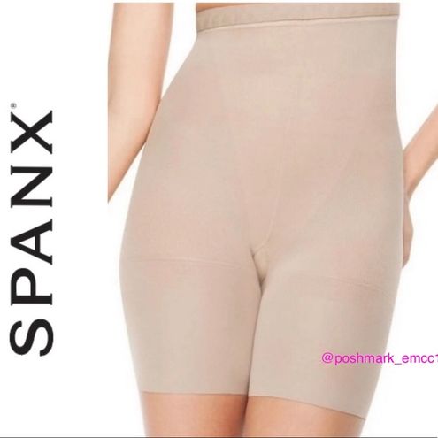 SPANX Higher Power High-Waisted Power Panties Barest/Nude Size E