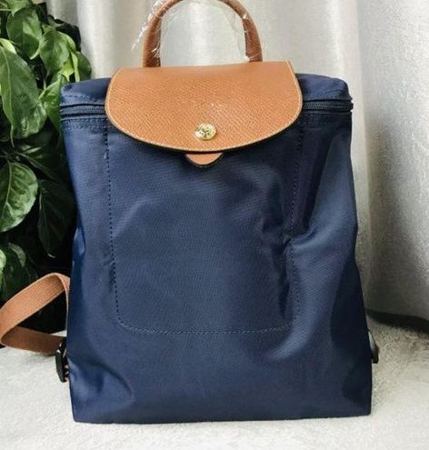 New LONGCHAMP Mini Le Pliage Canvas Backpack