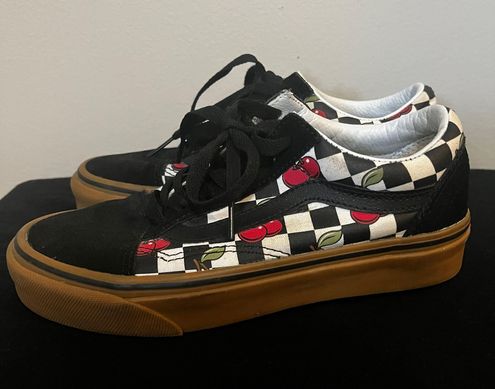 Vans Cherry Checker Old Skool (Black/Gum)