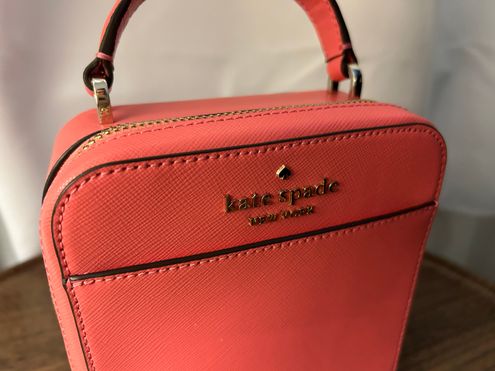 Kate Spade Coral Pink Square Crossbody Bag - $91 - From Blushing