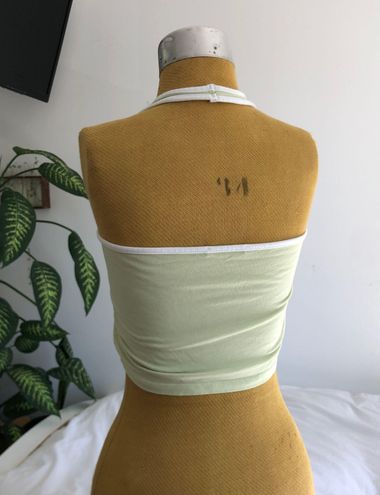 Brandy Melville Alexis Halter Green Top - $10 - From Anastasiya