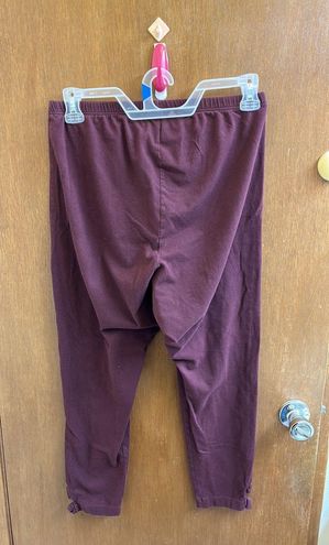 Old Navy Burgundy Leggings Red Size XXL - $7 - From Breanna