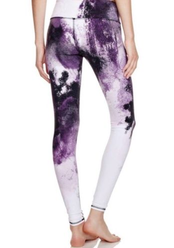 Alo Yoga Purple Smoke Printed Mid Rise Airbrush Leggings Size XXSmall - $58  - From Francisco